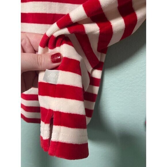 Vintage Eddie Bauer Women's Cream and Red Long Sleeve Top Size Small - Picture 4 of 7